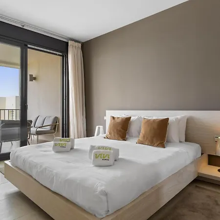 公寓 Vivi Homes - Elisa Pool, Gym & Sea View 马尔韦利亚